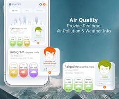 AQI Monitor & Weather Forecast capture d'écran 3