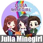 Julia Minegirl Wallpaper HD 4K آئیکن