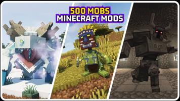500 Mobs Mod poster