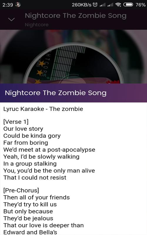 Nightcore Song 2019 For Android Apk Download - nightcore zombie song roblox