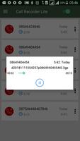 Call Recorder Lite App capture d'écran 3