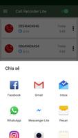Call Recorder Lite App capture d'écran 2