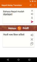 برنامه‌نما Nepali Malay Translator عکس از صفحه