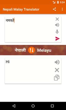 Nepali Malay Translator screenshot 2