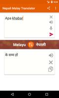 Nepali Malay Translator capture d'écran 3