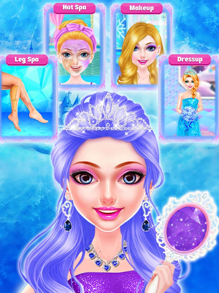 Android İndirme için Ice Princess Dress Up & Make Up Game For Girls APK