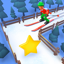 雪花曲折:寒冷的滑雪击 APK