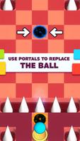 Portal Ball: Puzzle-Spiel mit labyrinth Plakat