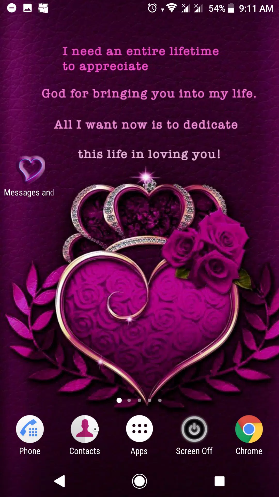 Messages and Love wallpaper APK for Android Download
