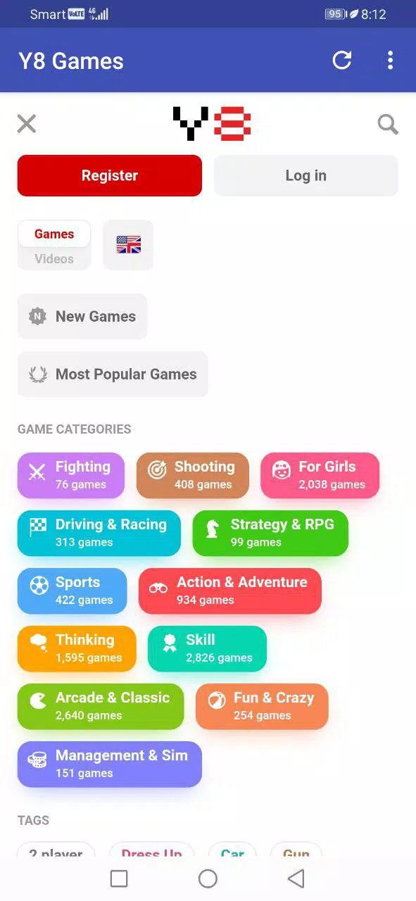 Y8 Games APK (Android Game) - Baixar Grátis
