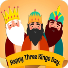 Happy Three Kings Day ikon