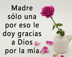 Frases de Amor para Mamá con flores постер