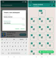 como crear stickers whataps Affiche