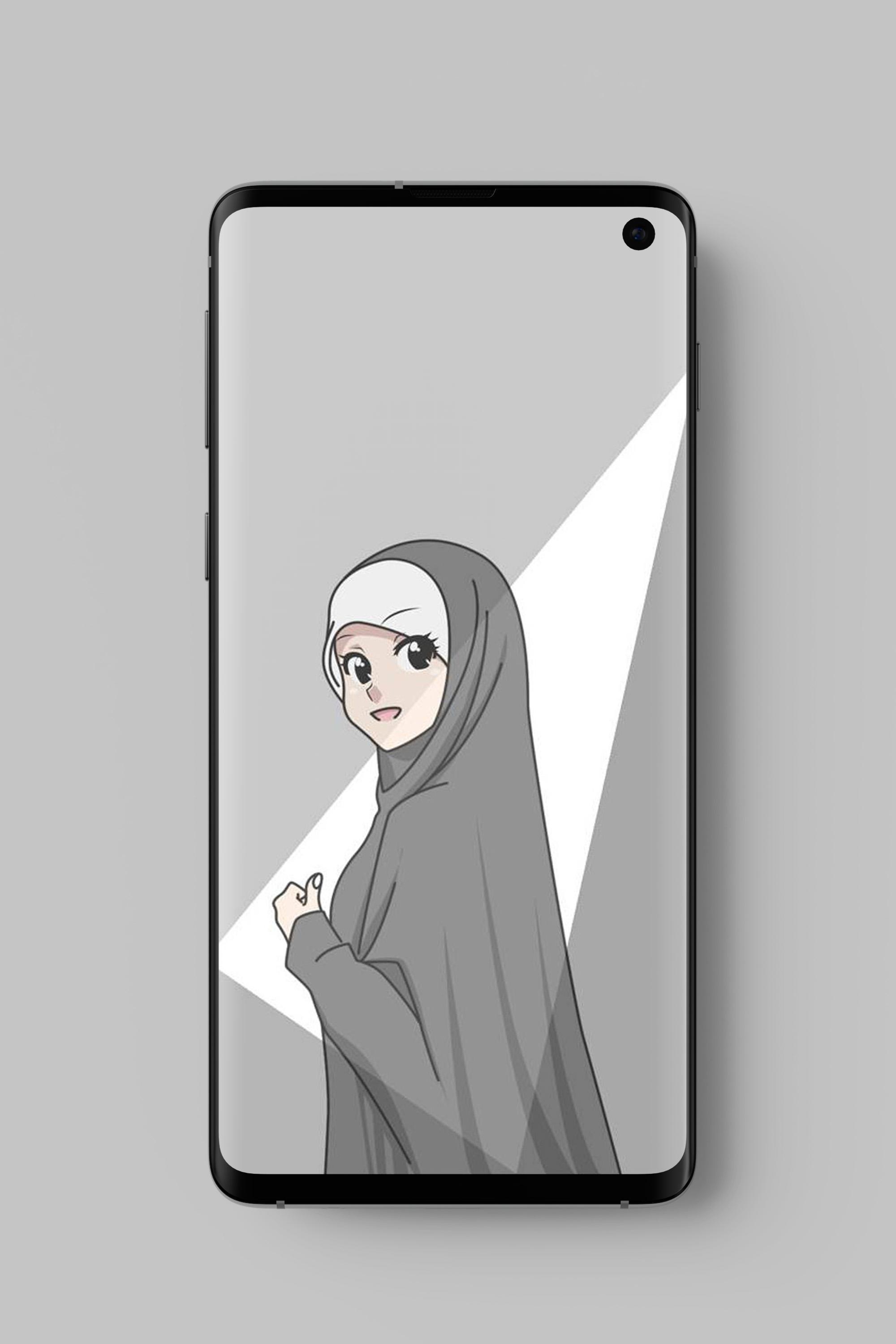 pics Aesthetic Iphone Hijab Cartoon Wallpaper Black muslimah hijab cartoon wallpapers for