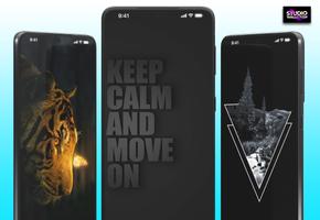 Black Wallpapers 4k Cartaz