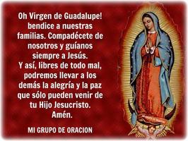Virgen de Guadalupe Frases Affiche