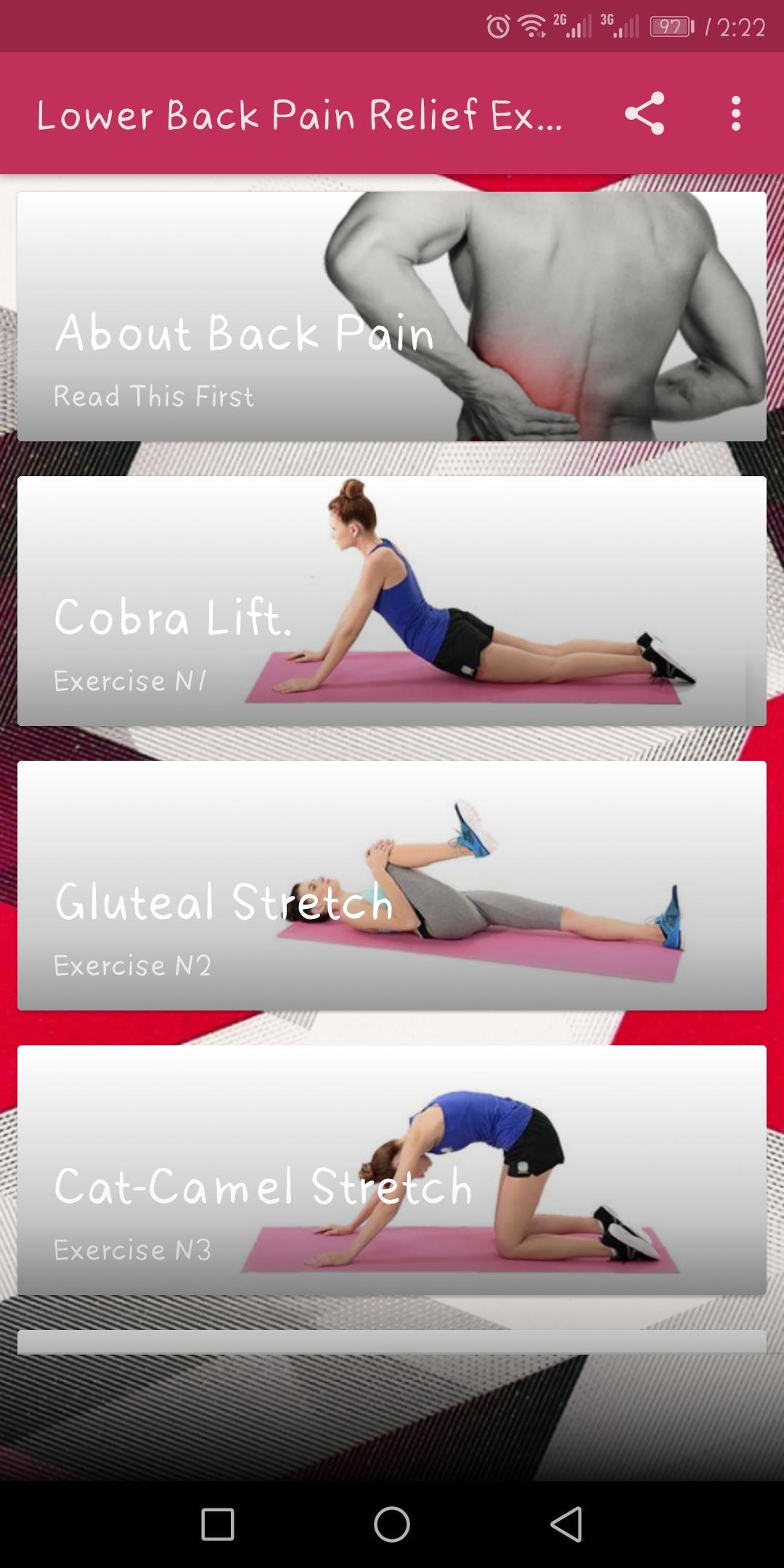 8 Stretch Exercises to Relieve Lower Back Pain - GymGuider.com
