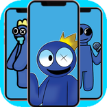 Wallpaper Rainbow Friends Blue