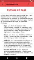 Cours JAVA en Français Ekran Görüntüsü 3