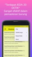 Masteran Burung Kenari Offline ảnh chụp màn hình 3