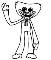 Huggy Wuggy coloring wallpaper captura de pantalla 3