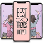 BFF Best Friend Wallpaper أيقونة