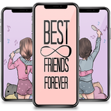 BFF Best Friend Wallpaper simgesi