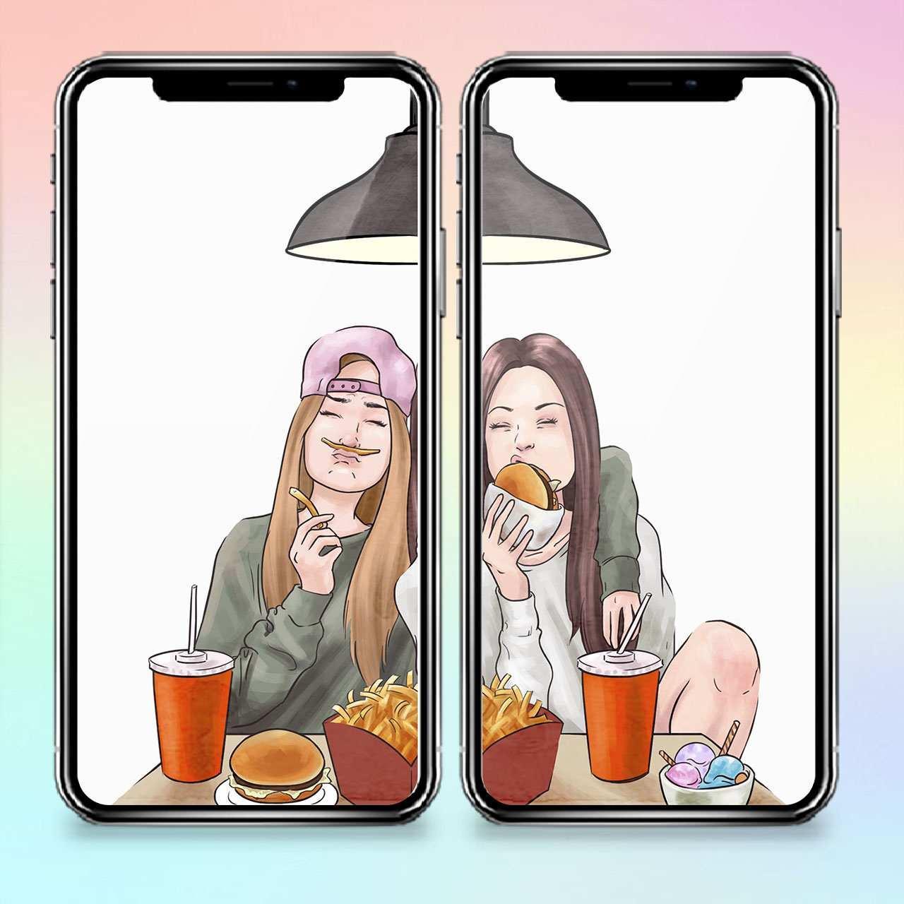 Bff Wallpapers For 3 - Lwytm Eqvpm