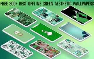 Green Aesthetic Wallpaper poster