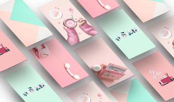 Pastel wallpapers plakat