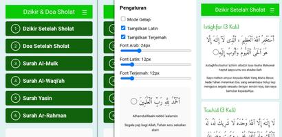 Dzikir & Doa Setelah Sholat poster