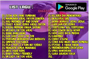 DJ Gratatata DJ tiktok terbaru 2021 Plakat