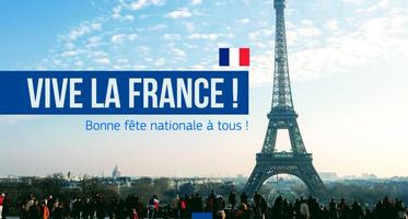 Bonne Fête Nationale Félicitations poster