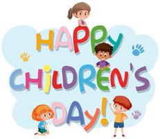 Happy Children's Day poster