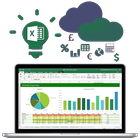 Learn Excel : Data analysis with Microsoft Excel آئیکن