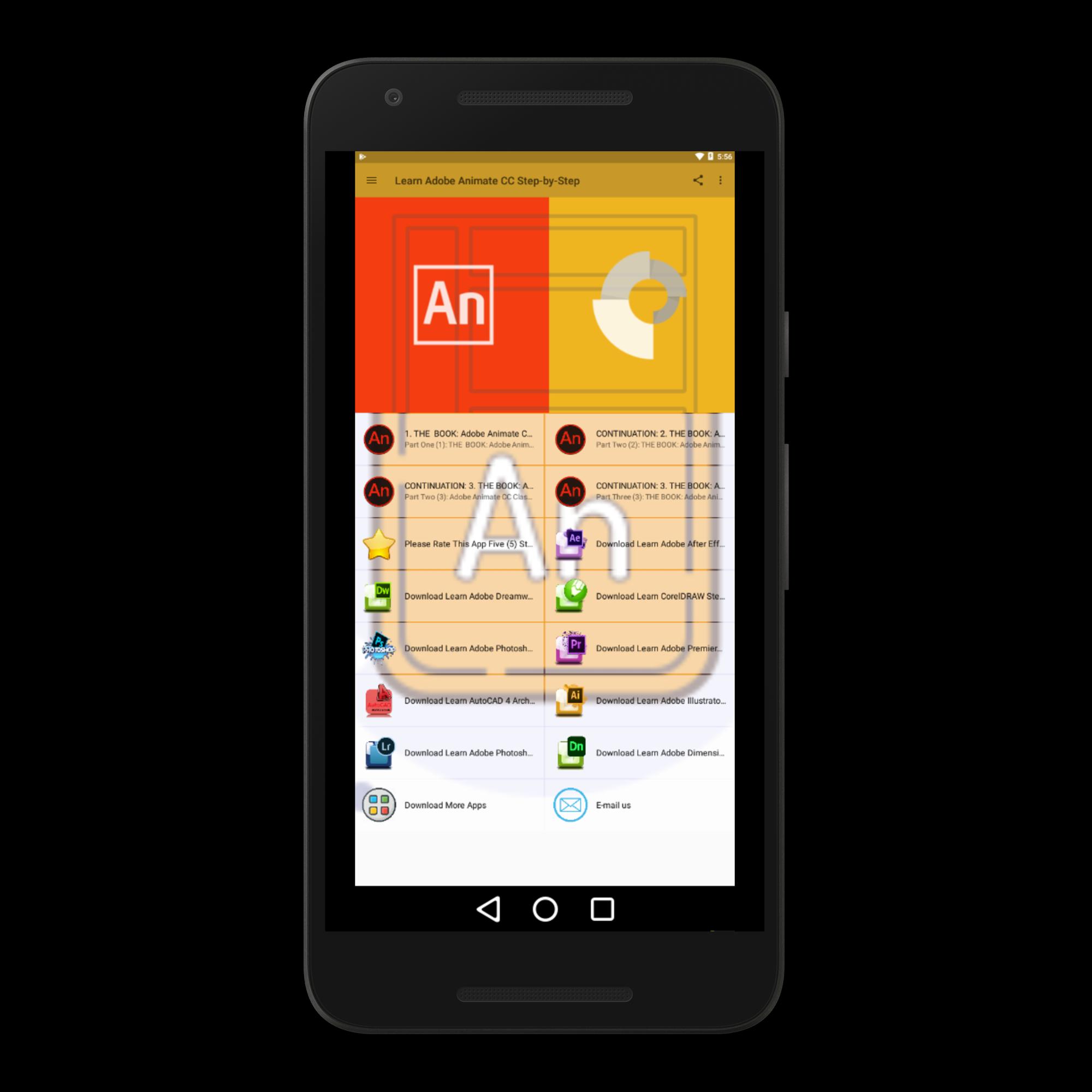 Tải xuống APK Learn Adobe Animate CC Step-by-Step cho Android Tải xuống APK Learn Adobe Animate CC Step-by-Step cho Android