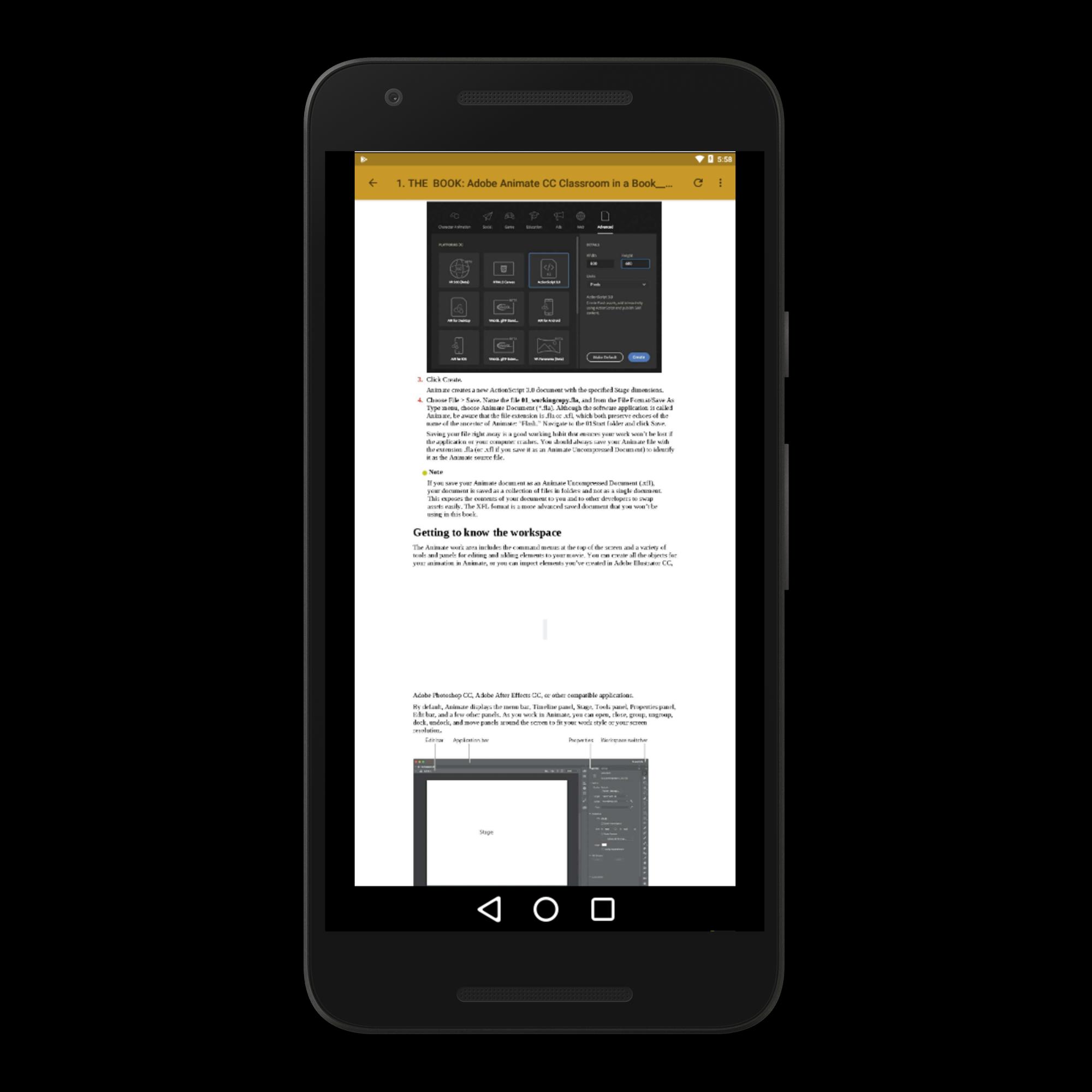 Tải xuống APK Learn Adobe Animate CC Step-by-Step cho Android Tải xuống APK Learn Adobe Animate CC Step-by-Step cho Android