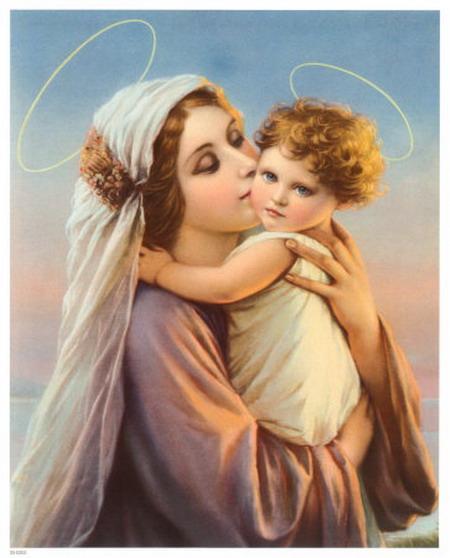 Virgen Maria Con El Bebé Jesús Imagen de archivo - Imagen de jesús, virgen: 96506205