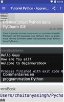 Tutoriel Python capture d'écran 3
