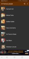 25 Famous people تصوير الشاشة 1