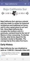 Poster Baja California Sur