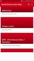 برنامه‌نما Semak Bantuan Sara Hidup عکس از صفحه