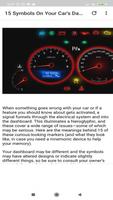 Car dashboard symbols ポスター