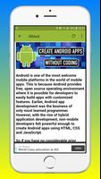 Create Android Apps Without Coding capture d'écran 2