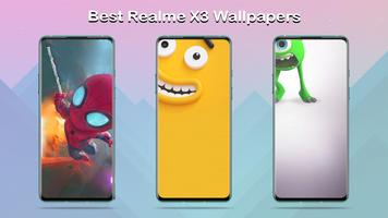 Punch Hole Wallpapers For Realme X3 الملصق