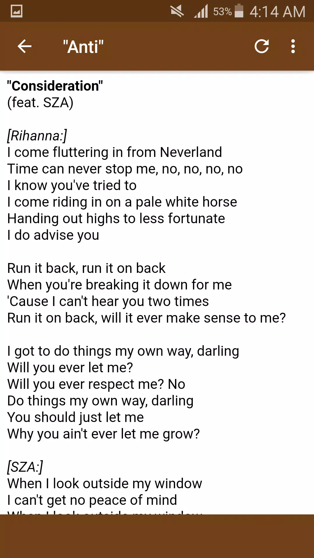 Rihanna – Consideration Lyrics