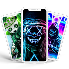 Neon Mask Wallpapers icône