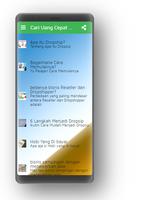 Cari Uang Cepat Menjadi Dropsip تصوير الشاشة 1