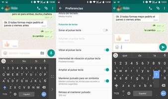 como cambiar teclado de whatap Screenshot 1