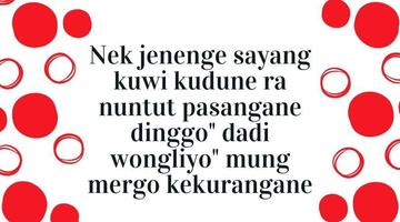 Caption Bucin Bahasa Jawa تصوير الشاشة 2